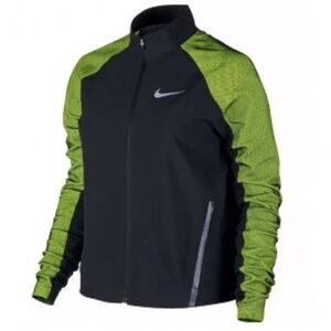Nike Women's XS Running  Athletic Jacket Flex Twill Stadium Volt Reflective NWOT